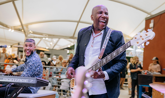 Nathan East on the David Foster-The Hit Man Cruise